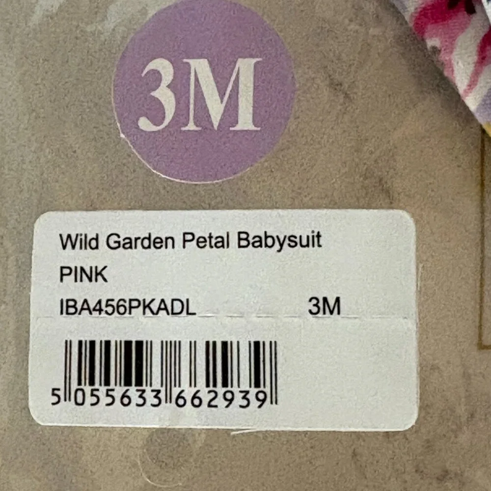 Rachely Riley Meadow Flower Romper ‎ in Pink and Purple, 3M, NWT